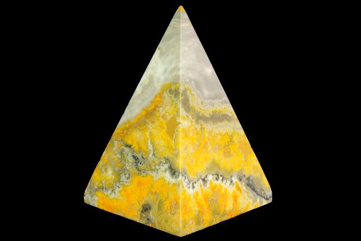 Polished Bumblebee Jasper Pyramid - Indonesia #115000